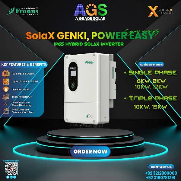 SOLAX INVERTER 6KW TO 15KW AVAILABLE IN GOOD PRICE 0