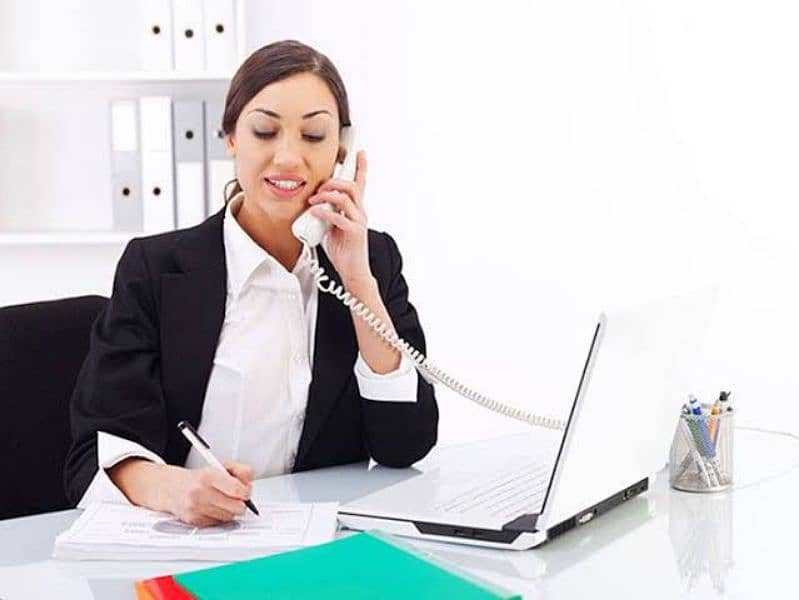 lady receptionist required 0