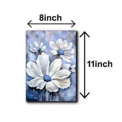 Multicolor flower design ,5 pcs wall decor