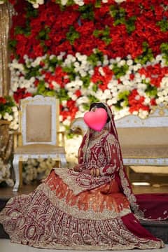 Bridal Lehenga without jewelry