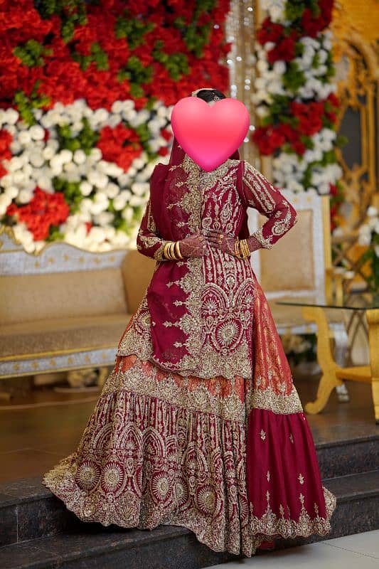 Bridal Lehenga without jewelry 1