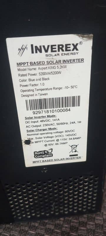 inverex axpert king 5.2kw solar inverter 1