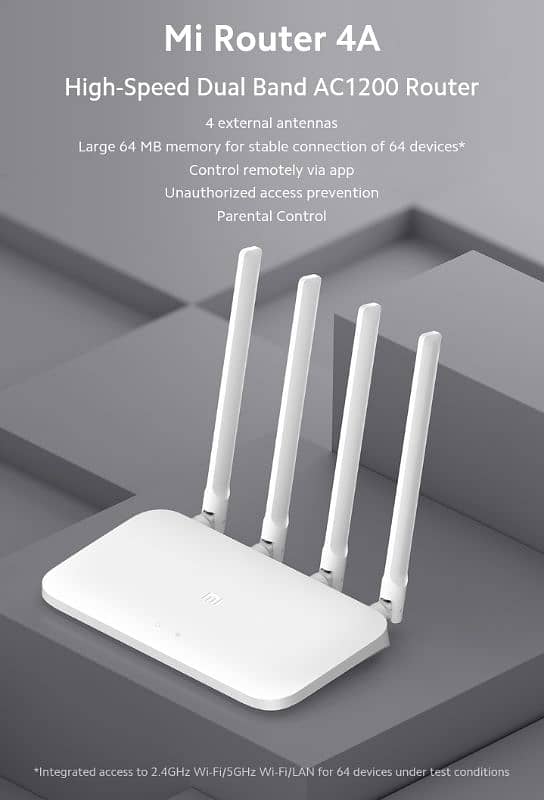 Mi Router 4  2.4G/5G wireless plus wired 0