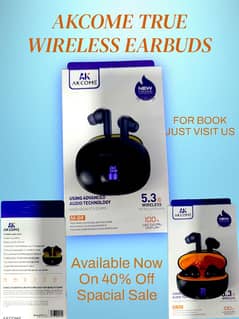 Earbuds 5.3 wireless with 8 hours timing