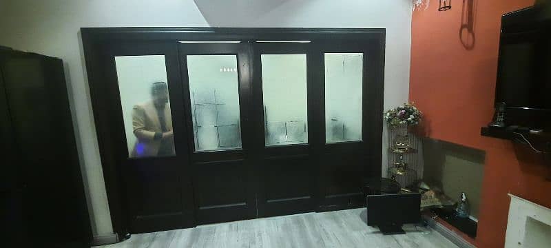 slide doors drowning room tv lounge 1