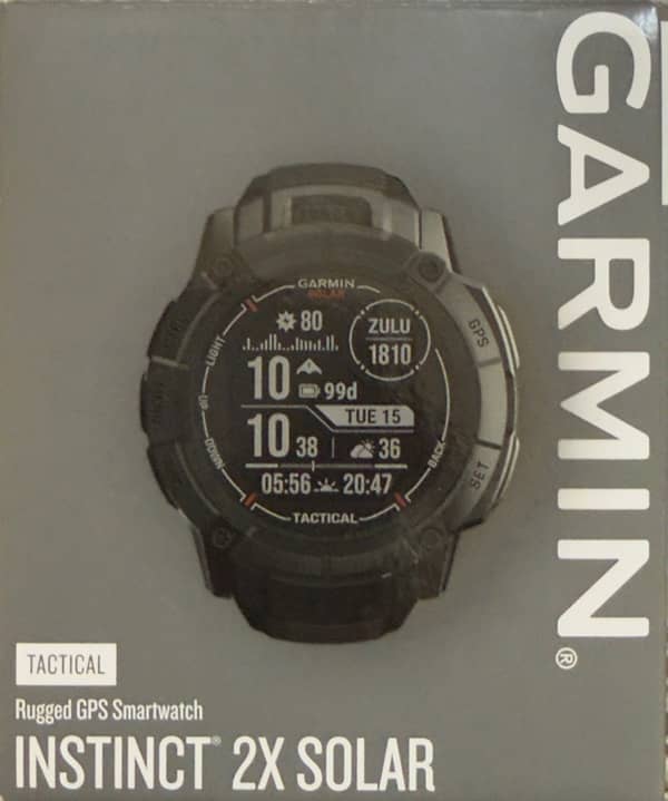 Garmin Instinct 2X Solar - Tactical Edition, Black 1