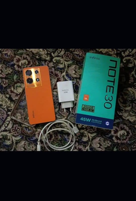 infinix note 30 orange colour 7