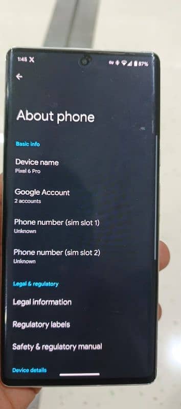 google pixel 6pro urgent sale 8