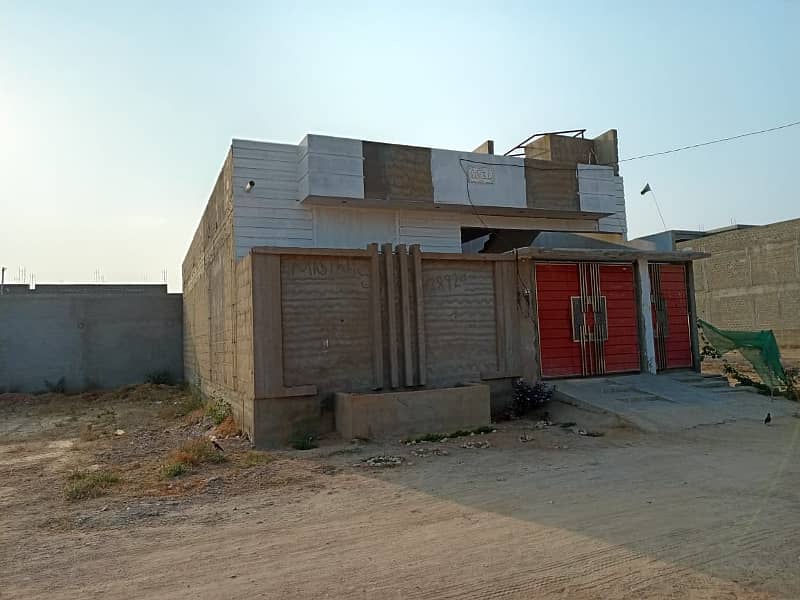 House Available Single Storey In Sector 2 Falaknaz Dreams Main MG Road Malir Karachi 1