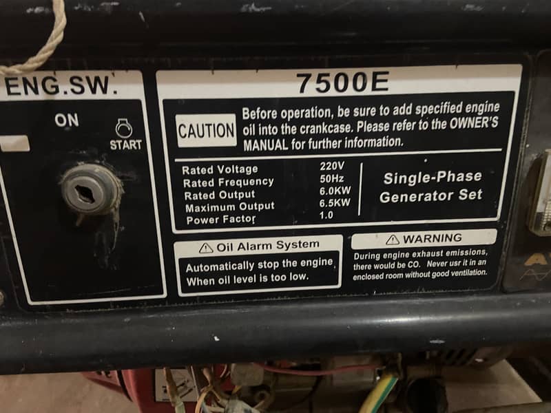 Dengfing chinies company 6kw generator for sale both operational 3