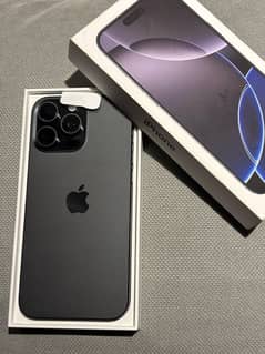 BRAND NEW IPHONE 16 PRO MAX 256GB BLACK TITANIUM