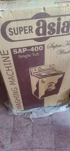 super Asia SAP -400 10 KG brand new washing machine