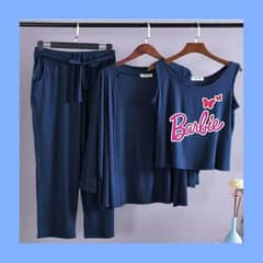 ladies 3 pc night suit summer