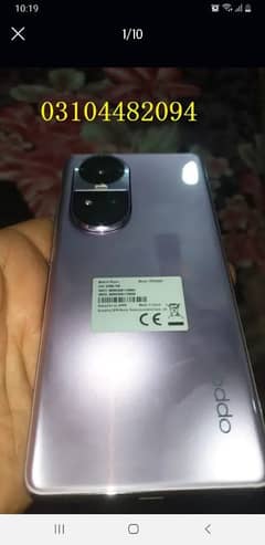 Oppo Reno 10 Pro 5G Non PTA 12/256 for sale 03104482094