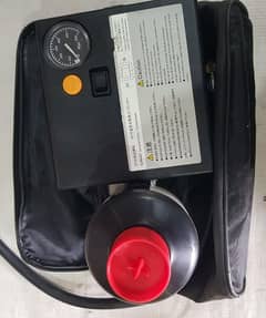 Original Yokohama Car Air Pump with Puncher solution bottle & Bag