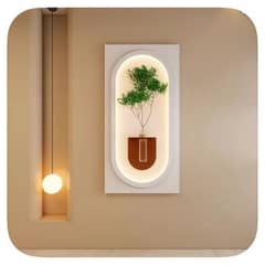 Wooden Wall Decor Wall Lamp Painting