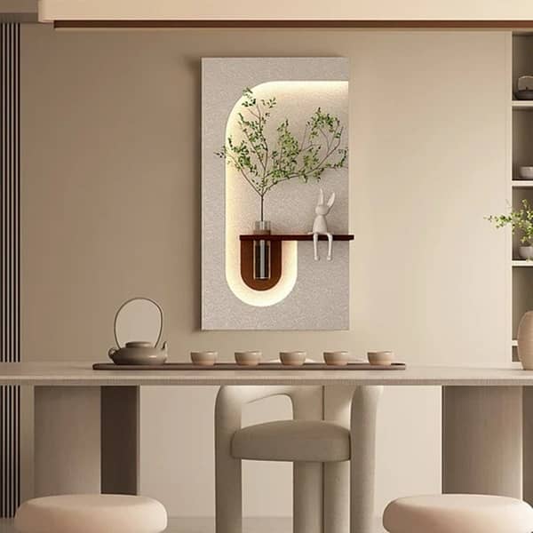 Wooden Wall Decoration Wall Lamp Paintings 0