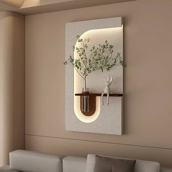 Wooden Wall Decoration Wall Lamp Paintings 4