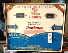 Dawlance stabilizer 8000W new condition with copper (03175800687)