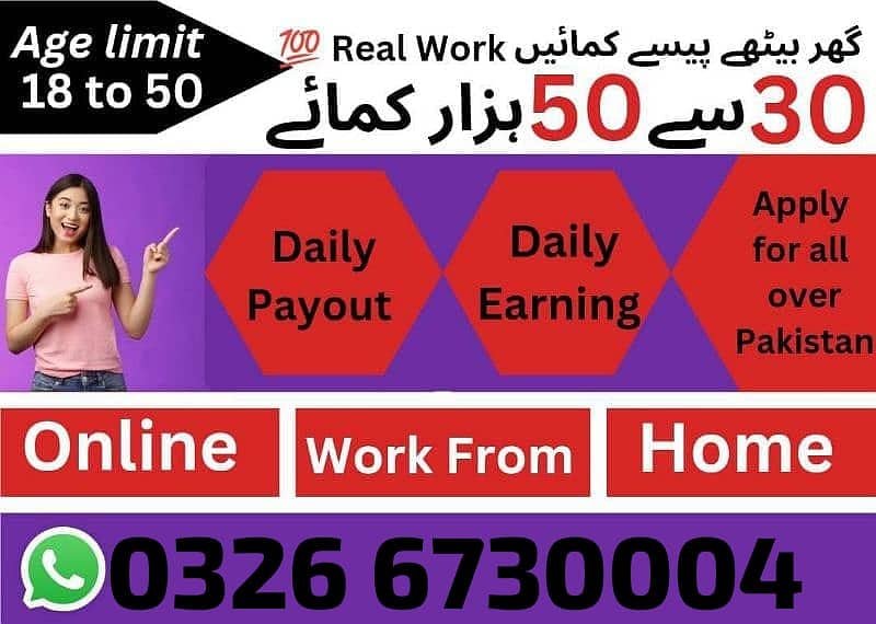 Online Part time/full time/home job/Assignments/Typing/Data entry/Ads 0