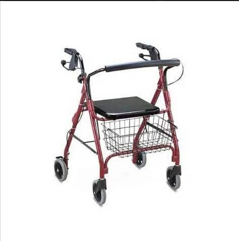 Walker Walking Frame Foldable Imported Aluminium Made Height Adjust 2