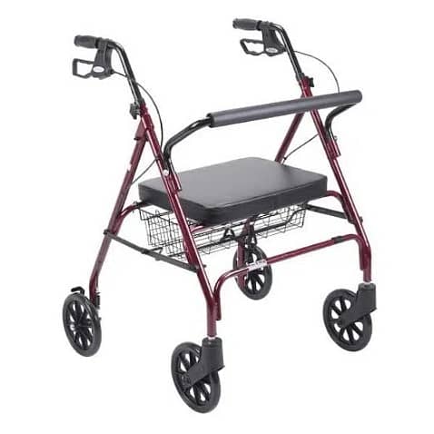 Walker Walking Frame Foldable Imported Aluminium Made Height Adjust 3