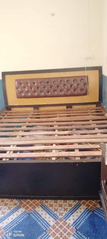 wooden bed 1