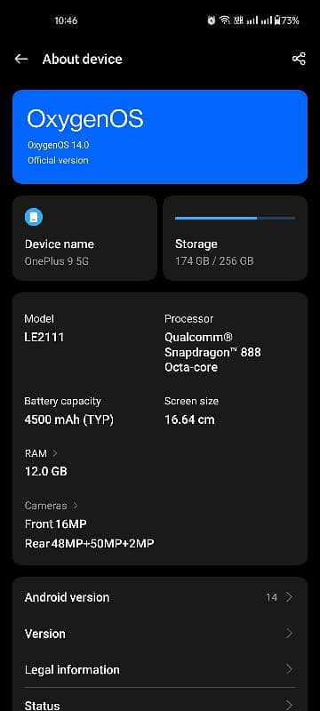 OnePlus 9 12/256 1