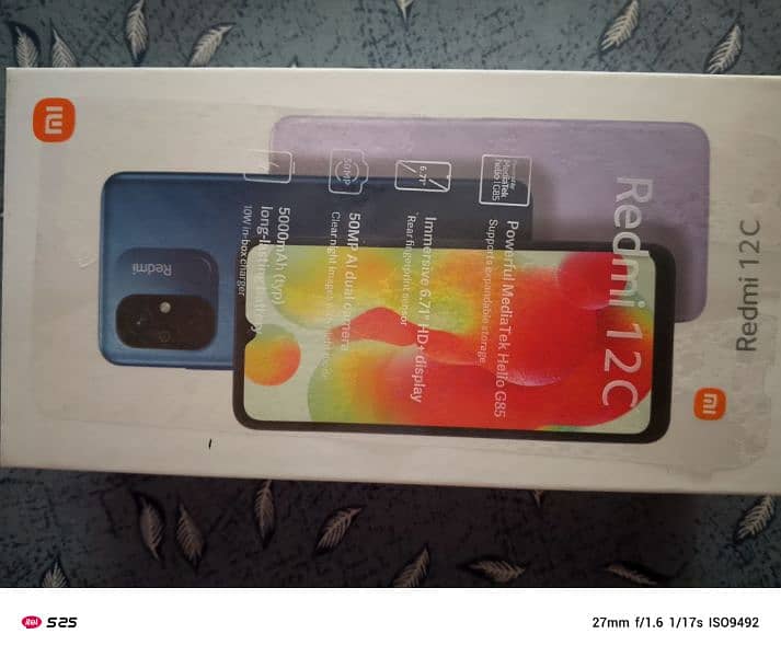 Redmi 12c full box 10/10 2