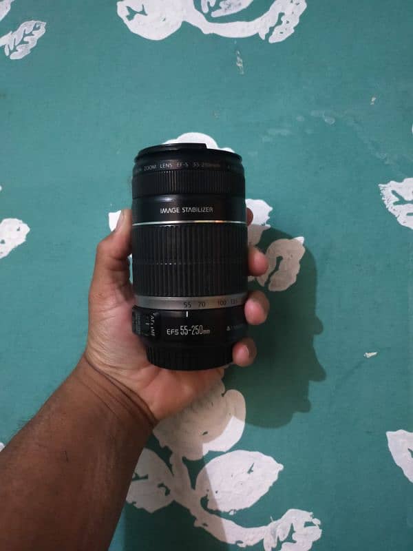 Canon 55-250mm is ii Manual Focus Zoom lens (Autofocus Not working). 1