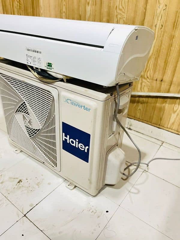 Haier 1.5 ton DC inverter heat and cool 0