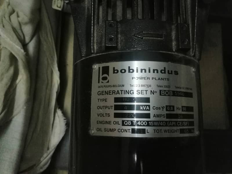 Bobinindus 4.5Kv Belgium Generator 2