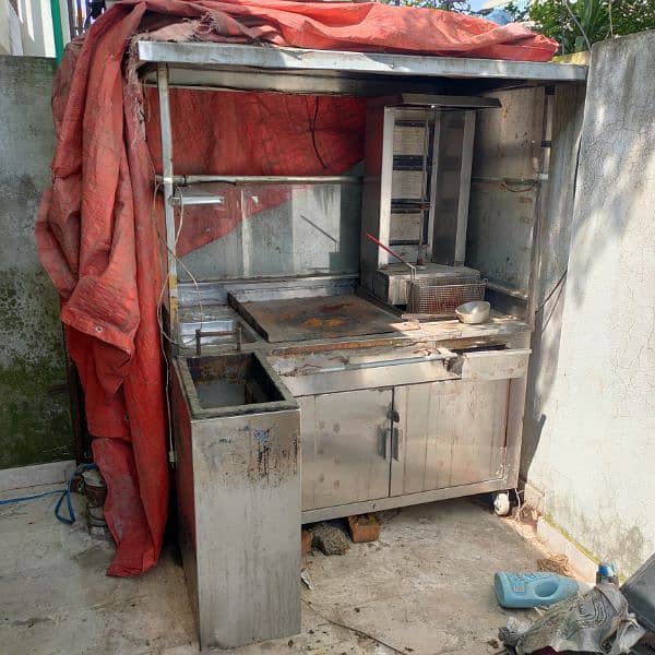 Shawarma, Burger and Chips/Fries Counter 2