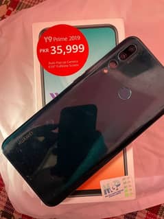 Huawei Y9 Prime With box PTA Approved