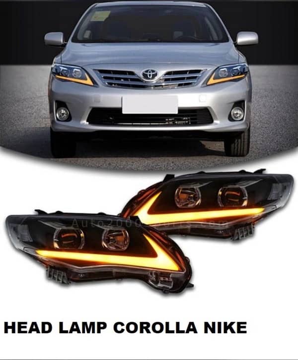 New snake Lights,Fog lights,Back Light’s and All Car Head/Back lights. 0