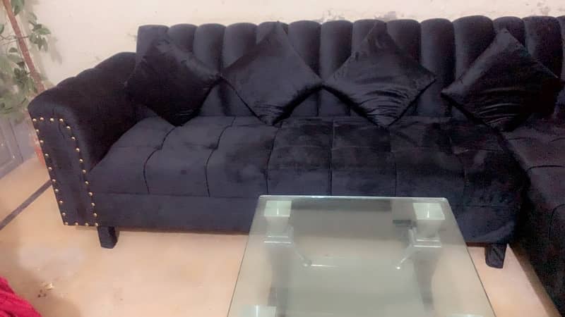 sofa set corner fo sale same as new 2