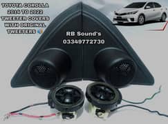 Toyota Corolla Grande Original Tweeters With Covers 2014 to onward