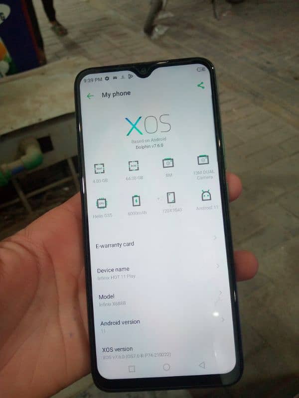 Infinix hot 11 play 4/64gb total genuine 1