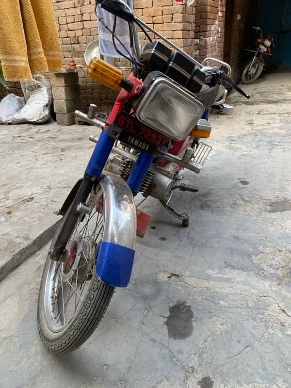 yamaha 2stoke 100 cc all ok janian tanki tappe final price 50000 1