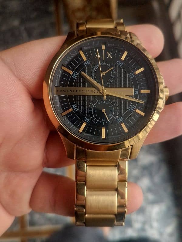 Armani exchange original golden watch 1