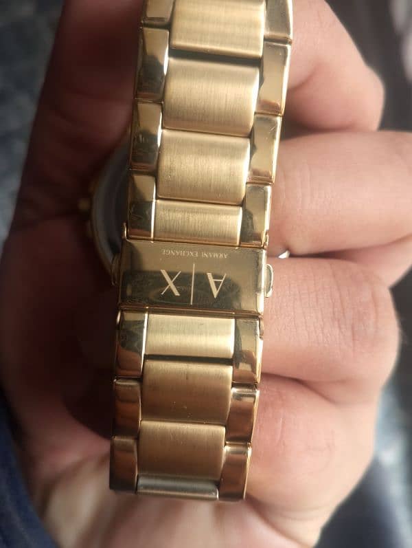 Armani exchange original golden watch 2