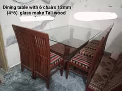 dinning table tally wood A one condition