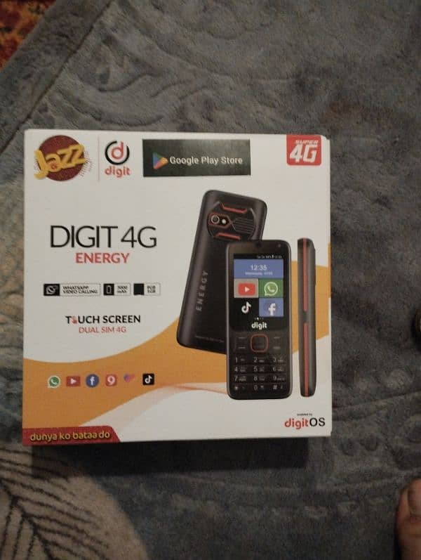 Jazz Digit 4G Energy and Touch Mobile 5