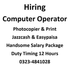 required female and male as a computer operator