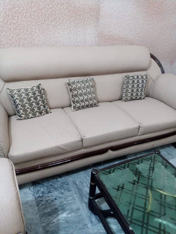 pure leather 7 seater sofa set for sale 1