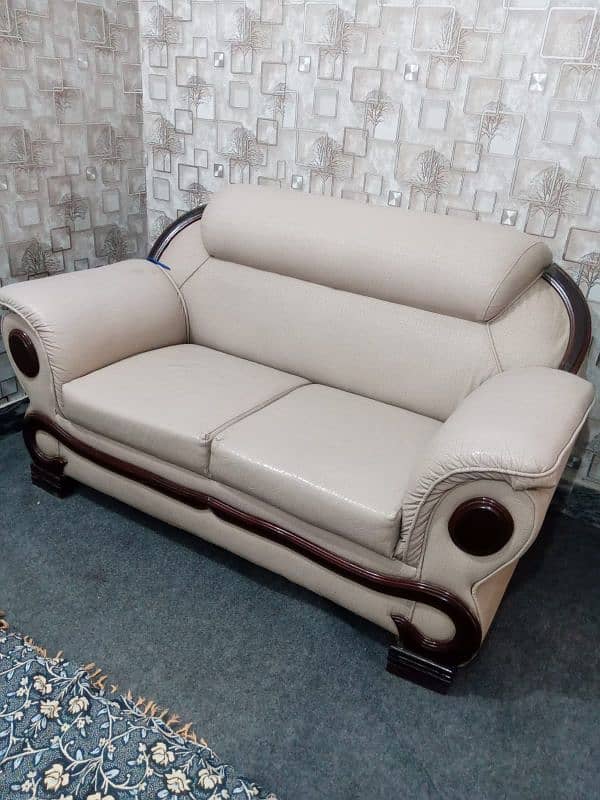 pure leather 7 seater sofa set for sale 3