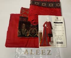 Aleez 3pc unstitched dress price only 4000