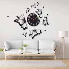 3D wall decor Clock