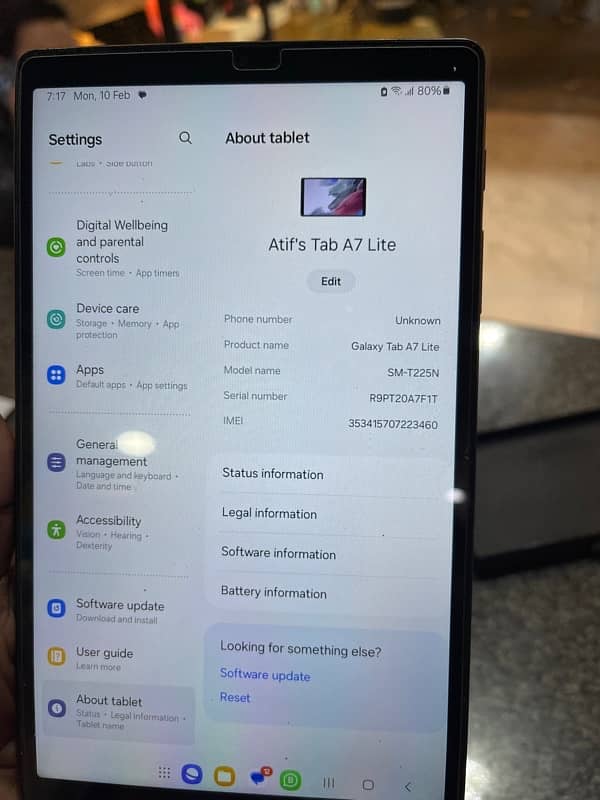 samsung tab a7 lite 1