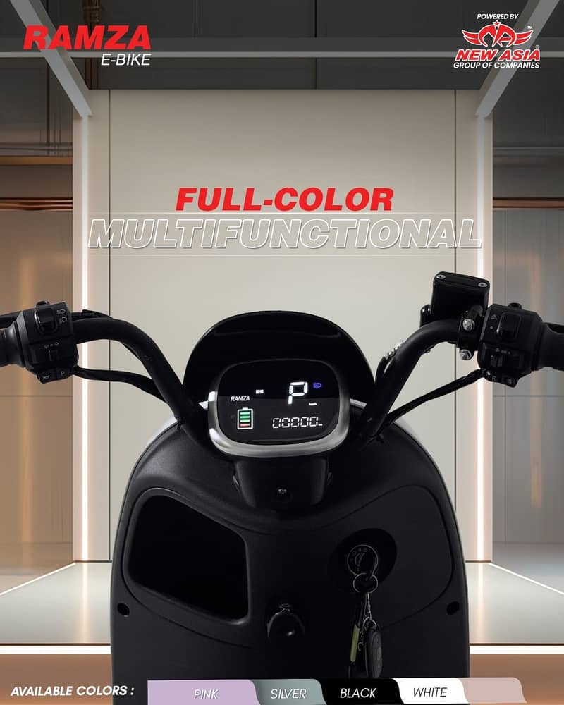 New Asia Ramza Yaari Electric scooty, Electric Bikes 2025 Brand New 6